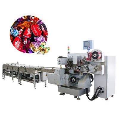 Máquina de embalagem multifuncional Partes de dobragem dupla para embalagem de doces multifuncional