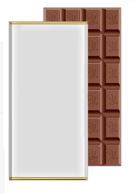 Máquina de embalagem de barras de chocolate totalmente automática com função de colagem