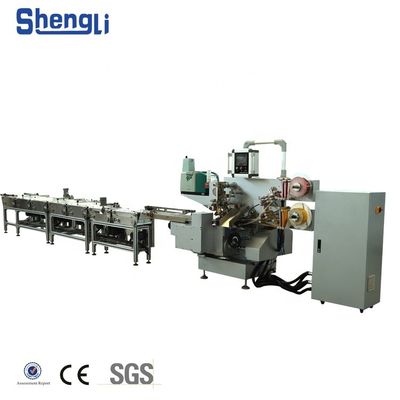 10-80*4-45*4-35 MM Tamanho de chocolate Máquina automática de embalagem de biscoitos dobrável com caixa de engrenagens