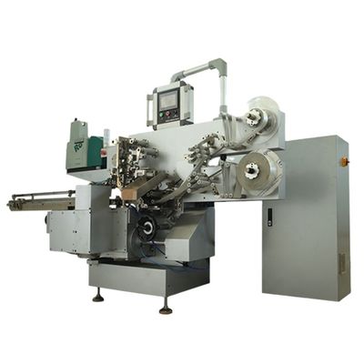 Máquina de embalagem de chocolate em folha/filme de alumínio de pequena dimensão para embalagens de snacks de alta velocidade