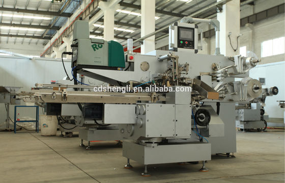 Robatech Glueing Seal 260ppm Máquina de embrulho de envelopes de chocolate para embalagens de plástico