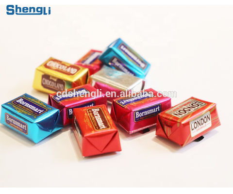 Embalagem de papel Máquina automática de embalagem de barras de chocolate OEM