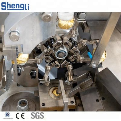 15-32 mm Tamanho do produto Máquina de embalagem de óleos de chocolate com bola de amendoim