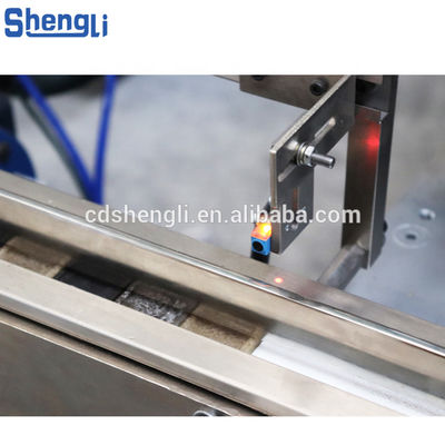 Máquina de embalagem de chocolate de doces de dobragem dupla a motor elétrico para linha de embalagem de doces
