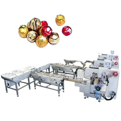 260pcs/min Tresor Dore Tipo Alumínio Folha de embalagem Máquina de chocolate 1600KG Peso