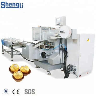 260pcs/min Tresor Dore Tipo Alumínio Folha de embalagem Máquina de chocolate 1600KG Peso