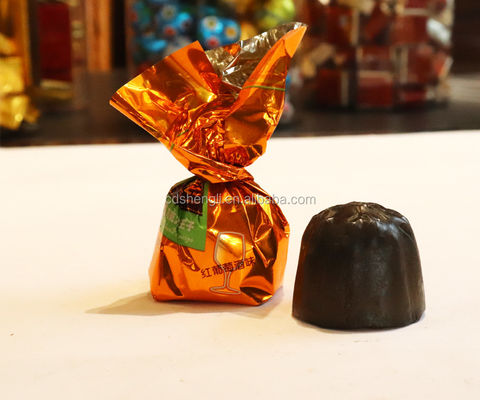 Componentes de núcleo químico Máquina automática de embalagem de chocolate de torção superior