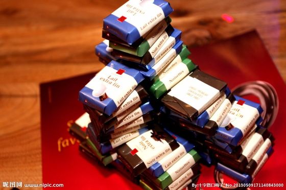 Máquina de embalagem de envelopes de barras de chocolate de 1600 kg com grau automático completo
