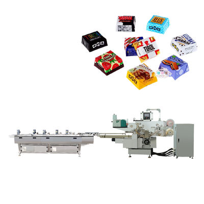 Máquina de embalagem de barras de chocolate para embalagens multiuso