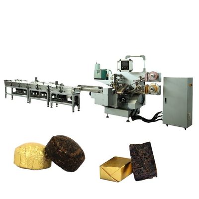 Função principal Dobragem e colagem Máquina de embalagem de papel semiautomática de blocos de chá