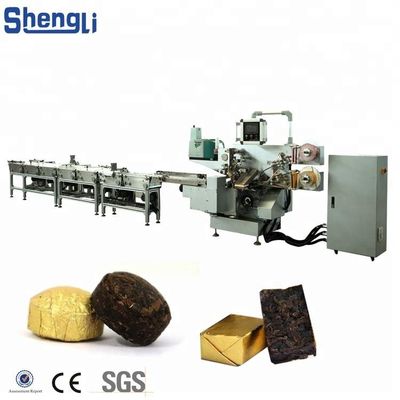 Função principal Dobragem e colagem Máquina de embalagem de papel semiautomática de blocos de chá