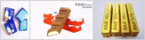 Máquina de embalagem de barras de chocolate para embalagens multiuso
