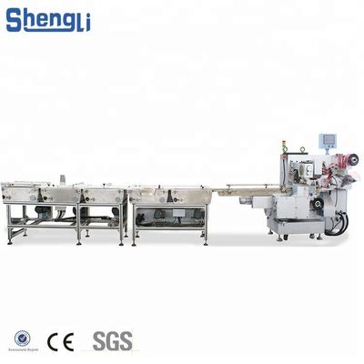Máquina automática de embalagem de doces de dupla torção para produtos L 15-55 W 5-30 H 2-25 mm