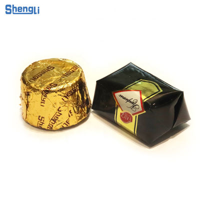 Máquina de embalagem de chocolates de prata para produtos doces Dimensões 100*155*76 mm